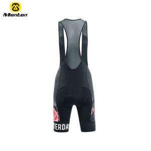 Monton alta calidad diseño su propia bicicleta desgaste antibacteriano ciclismo padding Bib con impresión por sublimación - Product Image 3