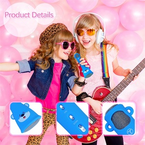 Regalo de Navidad Shenzhen fabricante niños música juguetes micrófono para cantando historia <span class=keywords><strong>hablando</strong></span> - Product Image 6