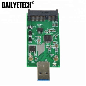 <span class=keywords><strong>Adaptador</strong></span> <span class=keywords><strong>USB</strong></span> 3.0 <span class=keywords><strong>a</strong></span> Mini PCIE <span class=keywords><strong>MSATA</strong></span>, Tarjeta SSD <span class=keywords><strong>MSATA</strong></span> <span class=keywords><strong>a</strong></span> <span class=keywords><strong>USB</strong></span> 3.0 de DAILYETECH - Product Image 2