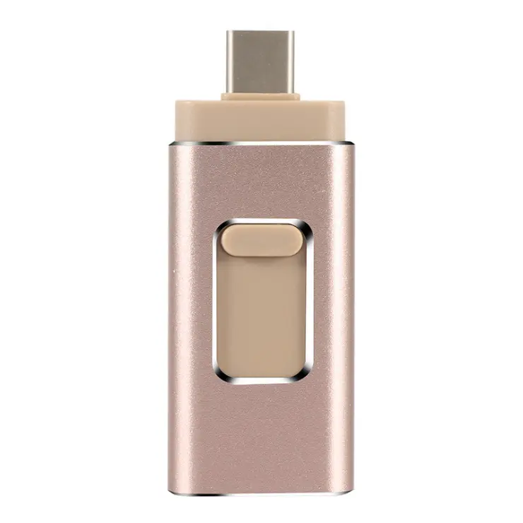 Custom 4 in 1 OTG USB Flash Drive For Iphone Android Type-C and PC Pendrive Multi-Functions Usb Flash Stick