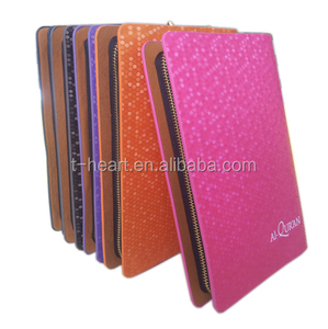 Cerniera dorata della copertura del cuoio libro per libro del quran - Product Image 1