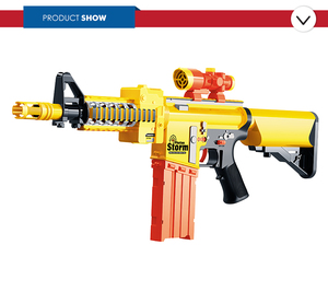 Pop plástico de buena calidad juguete de aire suave espuma balas pistola de dardos para niños - Product Image 2