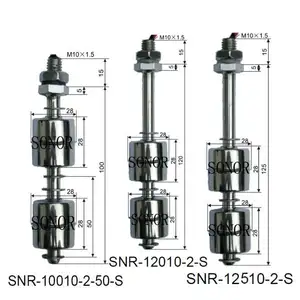 Magnetische verticale roestvrij vlotterschakelaar