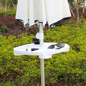 <span class=keywords><strong>Parasol</strong></span> de plage rond en plastique <span class=keywords><strong>avec</strong></span> <span class=keywords><strong>table</strong></span> intégrée pour extérieur, <span class=keywords><strong>jardin</strong></span>, piscine, au design moderne - Product Image 5