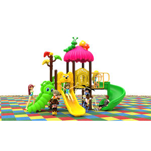 Aire de jeux extérieur pour enfants, en plastique certifié EN1176, matériel environnemental, toboggan pour vente - Product Image 4