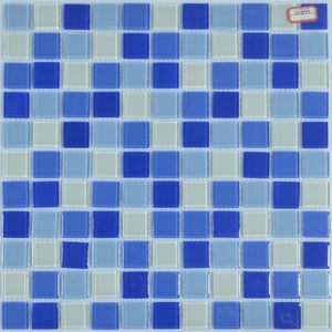 Mosaïque <span class=keywords><strong>de</strong></span> verre cristal à jet d'eau moderne à motif floral, très demandée pour cuisine et piscine - Product Image 3