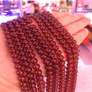 Al por mayor <span class=keywords><strong>natural</strong></span> <span class=keywords><strong>granate</strong></span> piedra suelta granos diy para hacer joyería - Product Image 1