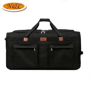Productos de calidad, <span class=keywords><strong>precio</strong></span> de fábrica de equipaje bolsillo laminación bolsa de lona de gran capacidad ruedas bolsa y desaparecer de <span class=keywords><strong>viaje</strong></span> bolsa de lona - Product Image 2