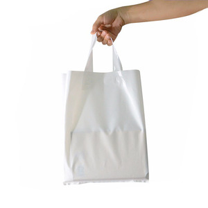 Nuevo estilo cleap bucle suave LDPE HDPE manija de plástico biodegradable bolsa de <span class=keywords><strong>transporte</strong></span> comercial - Product Image 1