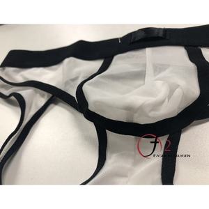 <span class=keywords><strong>Slip</strong></span> Sexy Senza Schienale per <span class=keywords><strong>Uomo</strong></span>, Intimo <span class=keywords><strong>Trasparente</strong></span> Bianco in Morbida Garza per Uomini Sensuali - Product Image 5