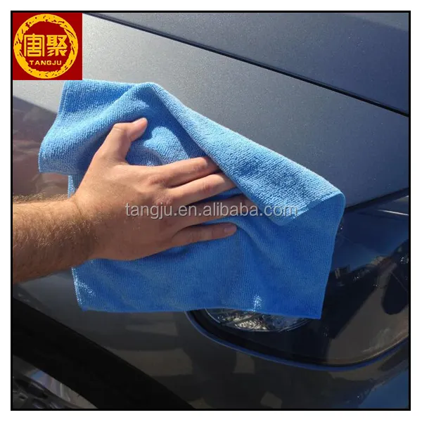 Groothandel microvezel wasstraat reinigingsdoekje/handdoek in aangepaste auto reinigingsdoekje voor promotie