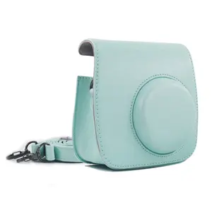 Fujifilm Instax Mini-funda de cámara para Mini 9/Mini 8 cámara de cuero PU bolsa de cámara instantánea