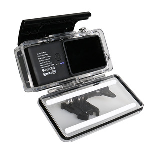 JingYing 핫 세일 투명 방수 액션 카메라 go pro 5 6 외부 배터리 케이스 - Product Image 4