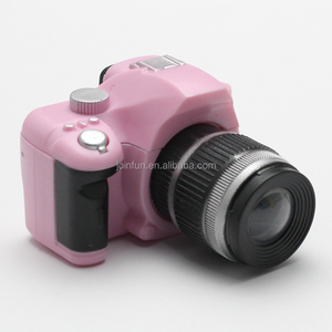 Tùy chỉnh làm cho nhựa máy ảnh đồ chơi với ánh sáng led, âm thanh làm nhựa mini máy ảnh đồ chơi - Product Image 1