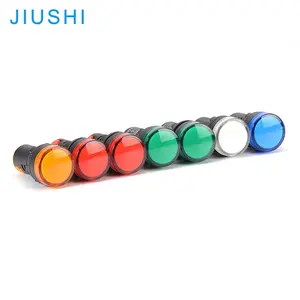 AD16-22DS 22mm led indicator light signal lamp red green white blue yellow 12v 24v 220v Switch