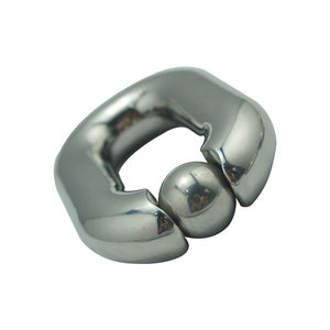 Bondage escrotal de acero inoxidable, dispositivo de estiramiento de escroto anillo colgante de gallo, productos de cuidado de la salud para adultos - Product Image 3