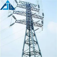 Power stalen pijp elektrische torens transmissielijn zelfdragende rooster toren