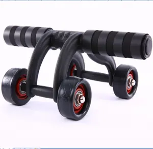 4-roller Exercise Wheel Abdominal Wheel Exercise Roller Wheel for BodyBuilding