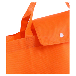 Naranja Impresión <span class=keywords><strong>de</strong></span> pantalla <span class=keywords><strong>de</strong></span> seda <span class=keywords><strong>de</strong></span> color DIY laminado botón bolsa <span class=keywords><strong>de</strong></span> compras - Product Image 5