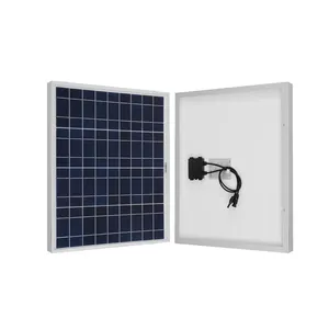 50 Watt 12 Volt Off Grid Poly Zonnecellen, Zonnepaneel Voor 12 V Rv Caravans