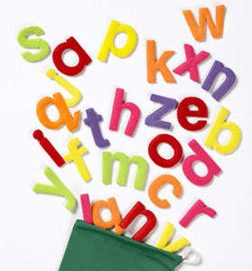 Letras do alfabeto para parede, alfabeto de madeira decorativa pequena letras para parede - Product Image 3