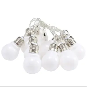 10メートル5メートルLow Voltage BeltライトG50 RGB Multicolor Unbreakable Globe Ball Bulb LED Chain Festoon String Light