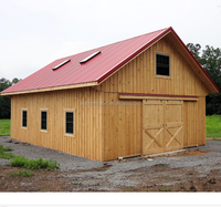 Bâtiment préfabriqué en bois à construction rapide