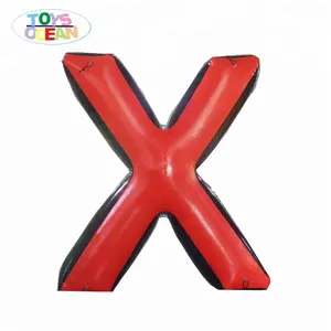 colorful Paintball Equipment Inflatable X Bunkers For Speedball Games