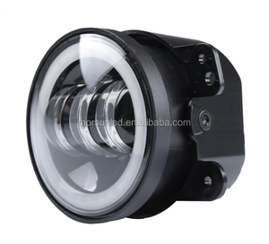 4 pulgadas faro <span class=keywords><strong>halo</strong></span> luces de niebla DRL luz de la motocicleta para la motocicleta cromo bicicleta luces de niebla - Product Image 3
