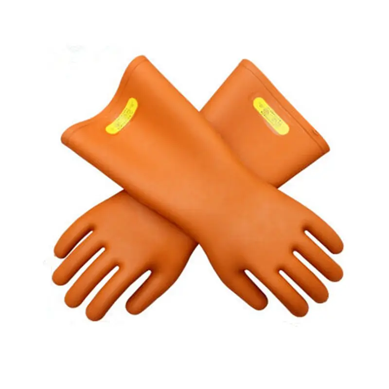 25KV Safety Electrical Protective Insulated Gloves Rubber Insulating Gloves 1 Pairs