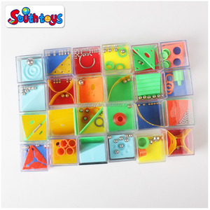 Juguetes promocionales para aliviar el estrés, rompecabezas de 1,5 pulgadas, Cubo de Mini laberinto - Product Image 2