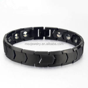 Siyah Tungsten Enerji Manyetik Sağlıklı Germanyum Bilezik Toptan Fiyat 99.999% Germanyum - Product Image 1