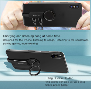 Teléfono Móvil de carga de auriculares Aux de 3,5 Mm 8 Pin 2 en 1 Adaptador de Audio titular - Product Image 2