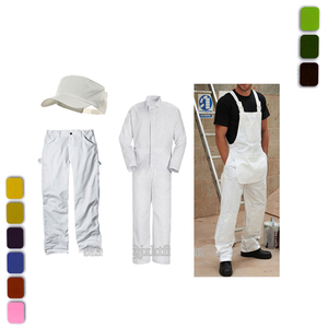 Drill Bib and Brace <span class=keywords><strong>Pintor</strong></span> Pantalones cortos Camisas <span class=keywords><strong>Ropa</strong></span> Pintura Uniforme Cargo Pintores Pantalones Pintores Monos Algodón - Product Image 1