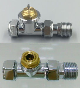 <span class=keywords><strong>Detentor</strong></span> straight brass handle valve thermostatic radiator - Product Image 2