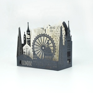 Carta Pop-Up per architettura di punti di riferimento con taglio Laser personalizzato souvenir e regali a tema città USA, biglietti di auguri di londra, regali di riferimento - Product Image 5