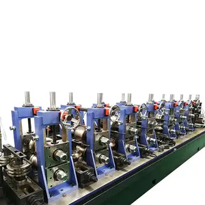 ERW High Frequency Automatic Steel Square Tube Mill Round Rectangle Pipe Making Machine