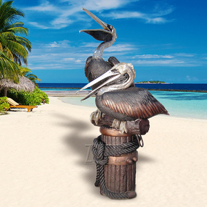 В натуральную величину, латунная статуя Пеликана из бронзы, скульптура - Product Image 6