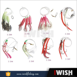<strong>Fishing</strong> Octopus Shrimp Lure Feathers Sabiki <strong>Beach</strong> and Boat <strong>Rigs</strong> - Product Image 2