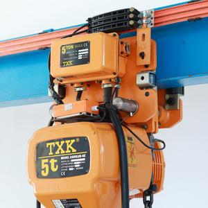 Produsen Cina Merek TXK Derek Rantai Listrik 3 Ton dengan Troli Motor Listrik - Product Image 5