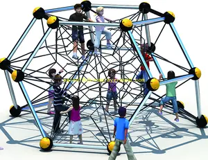 Nieuwe ontwerp populaire structuur veiligheid kids touw netten klimmers voor speeltuinen