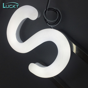 Insegna Luminosa LED Completa in Acrilico Bianco con Lettere Sferiche per Negozi <span class=keywords><strong>di</strong></span> Elettronica - Product Image 4