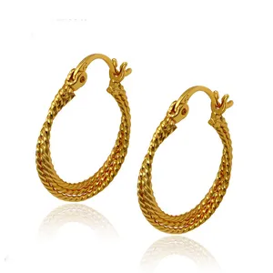 Xuping china gold 24K imitation jewellery extravagant style earrings for women