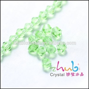 Yiwu venta al por mayor de Color rosa cristal grueso cono doble de bolas - Product Image 2