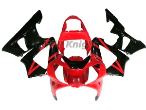 Kits de carenado para <span class=keywords><strong>Honda</strong></span> CBR900RR 929 CBR929 2000 2001, negro y rojo - Product Image 1
