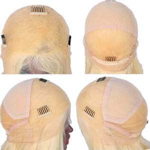 Parrucca Full Lace in Capelli Umani Vergini Brasiliani 613 Biondi Ricci con Baby Hair - Product Image 6