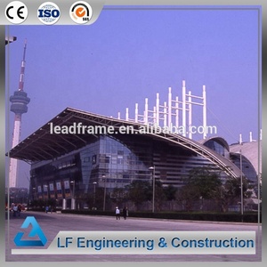 โครงสร้างเหล็ก<span class=keywords><strong>หลังคา</strong></span>โค้งสำเร็จรูปสำหรับห้างสรรพสิน<span class=keywords><strong>ค้า</strong></span>พร้อม<span class=keywords><strong>หลังคา</strong></span>กระจก - Product Image 4