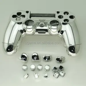 shell controller untuk PS4 warna chrome silver 