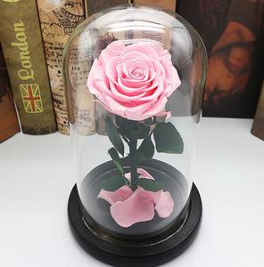 Natural hecho a mano largo tiempo seco y flor Rosa la vida eterna en la de vidrio para la venta al por mayor - Product Image 6