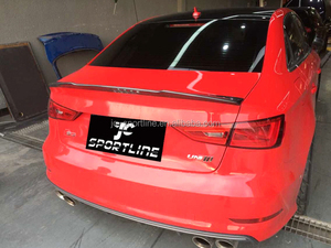 Jc Sportline caliente A3 fibra de carbono trasero Spoiler baul Wing para Aud <span class=keywords><strong>i</strong></span> 2013UP - Product Image 6